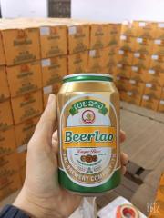 Bia Lào Lon 330ml (bia vàng)