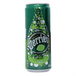 Nước khoáng Perrier có ga vị Chanh Xanh (Lon 330ml )