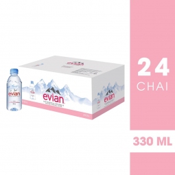Giao Nước Khoáng Đóng Chai Evian tại Vinhomes Riverside Long Biên