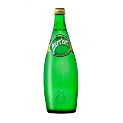 Nước khoáng có gas Perrier tự nhiên - chai thủy tinh 750ml