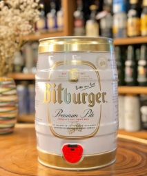 Bia Đức Bom 5 lít - Bitburger Mini Keg Premium Pils